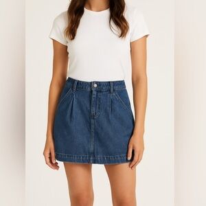 We The Free SZ 29 Denim Mini Skirt